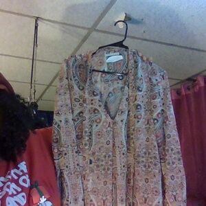 Alice and Olivia tie top 23 p2p used long sleeved